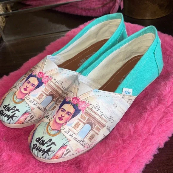 EUC Candente by Chulas espadrille-style shoes featuring a design inspired by Fri - Picture 4 of 10